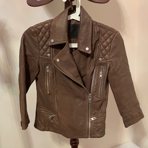 All Saints leather jacket - Picture 7 of 9